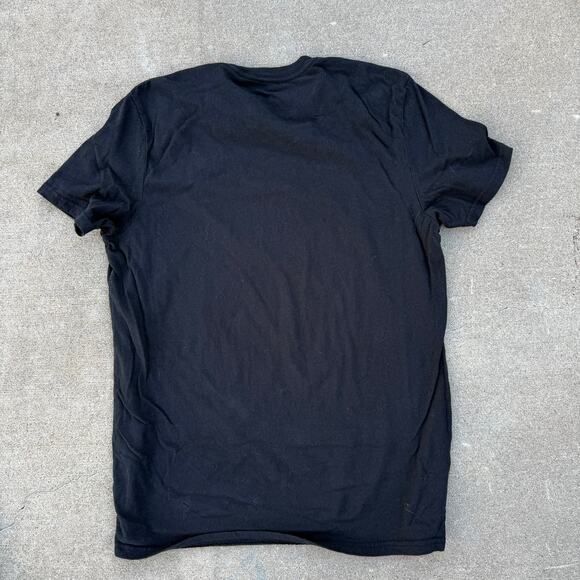 American Eagle Black Graphic Tee - L - Gothic Rocker - Picture 4 of 5